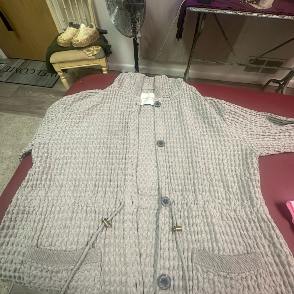 Cozy Gray Knit jacket